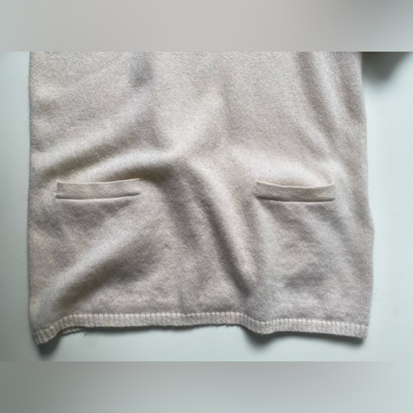 EUC TSE Cashmere Sweater, Long, Pockets, light rose cream, size S - Picture 4 of 8